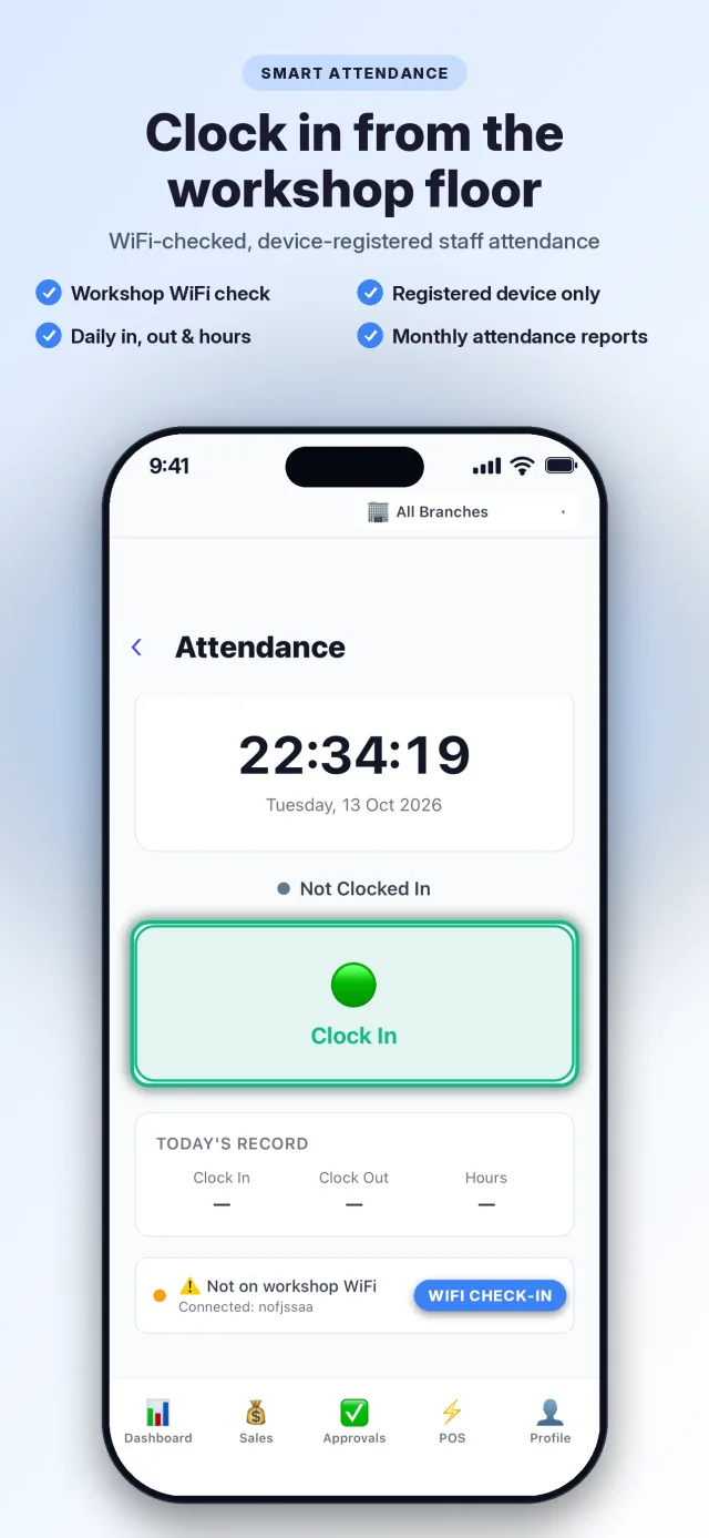 Attendance — URTech mobile app